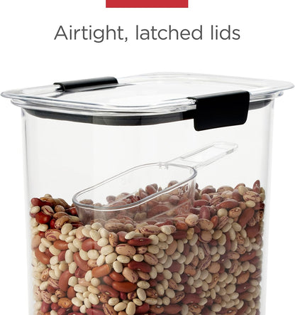 Rubbermaid Brilliance 14-Piece Food Storage Container Set - Airtight, BPA-Free, Ideal for Kitchen Organization