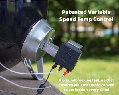 Flame Boss Smart BBQ Smoker Temperature Controller with Patented Variable Speed Fan, 400 Universal WiFi with 2 Probes for Weber, Char-Griller, Drum Smokers, Offset Smokers