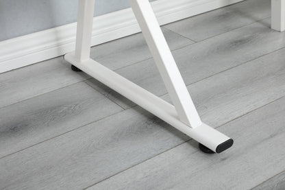 GOWE White Adjustable Tempered Glass Drafting Printing Table with Chair