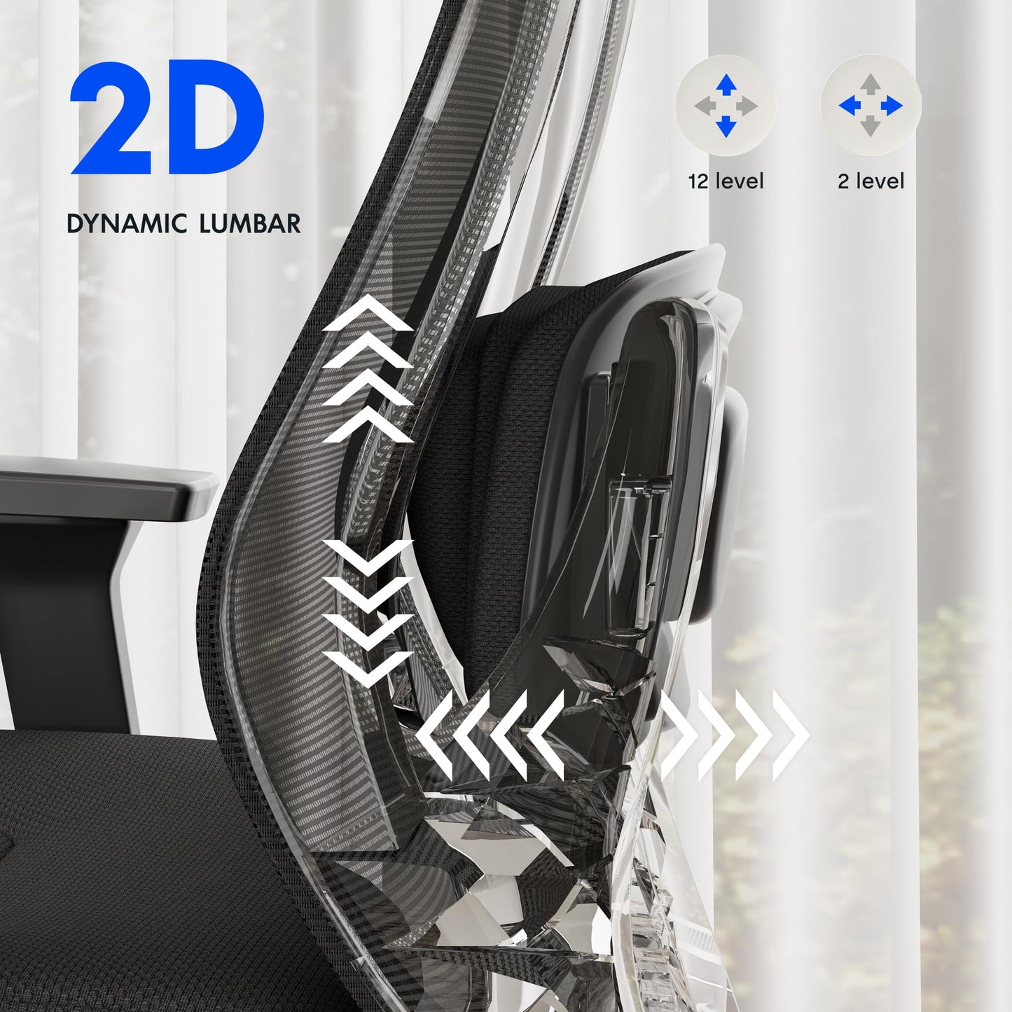 FLEXISPOT Massage Office Chair with Footrest, High Back Ergonomic Desk Chair with Adjustable Headrest, 3D Armrests, 2D Lumbar Heated Shiatsu Massage, 4-Position Recline, Foam Seat, Black