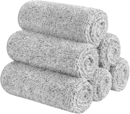 12Inch 12Inch SINLAND Microfiber Face Cloths Highly Absorbent Washcloths Soft Feel Fingertip Towels Multi-Purpose Wash