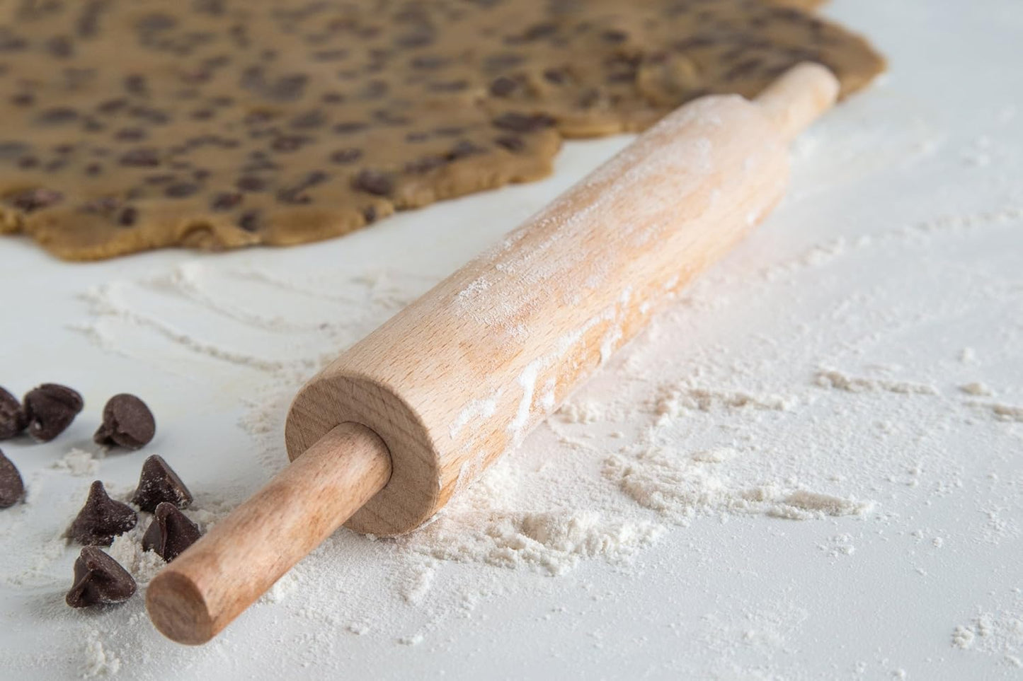 Small Rolling Pin by Fox Run, Wood, 6-Inch Barrel