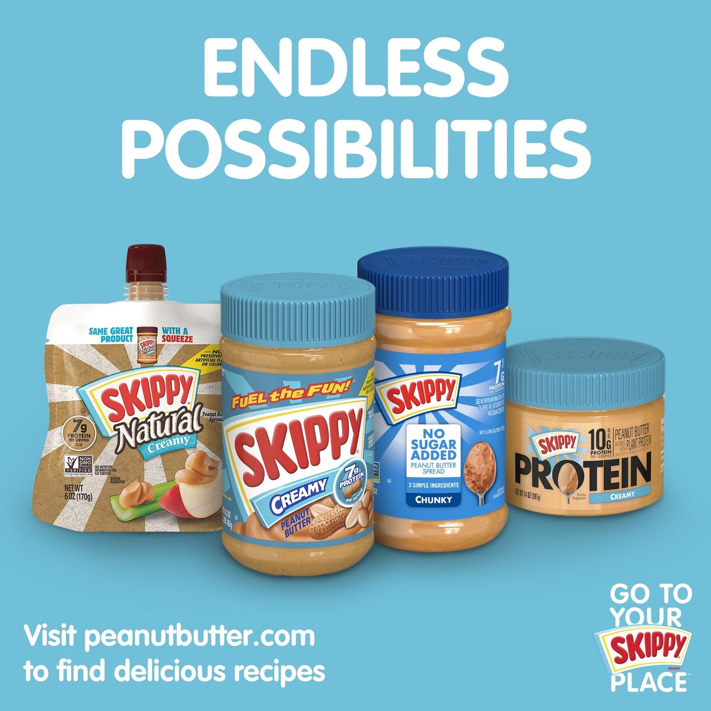 SKIPPY Creamy Peanut Butter, 5 Pound