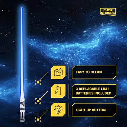 LightSaber Chopsticks Light Up Saber Led (4 Pairs, Red Blue Green Purple)