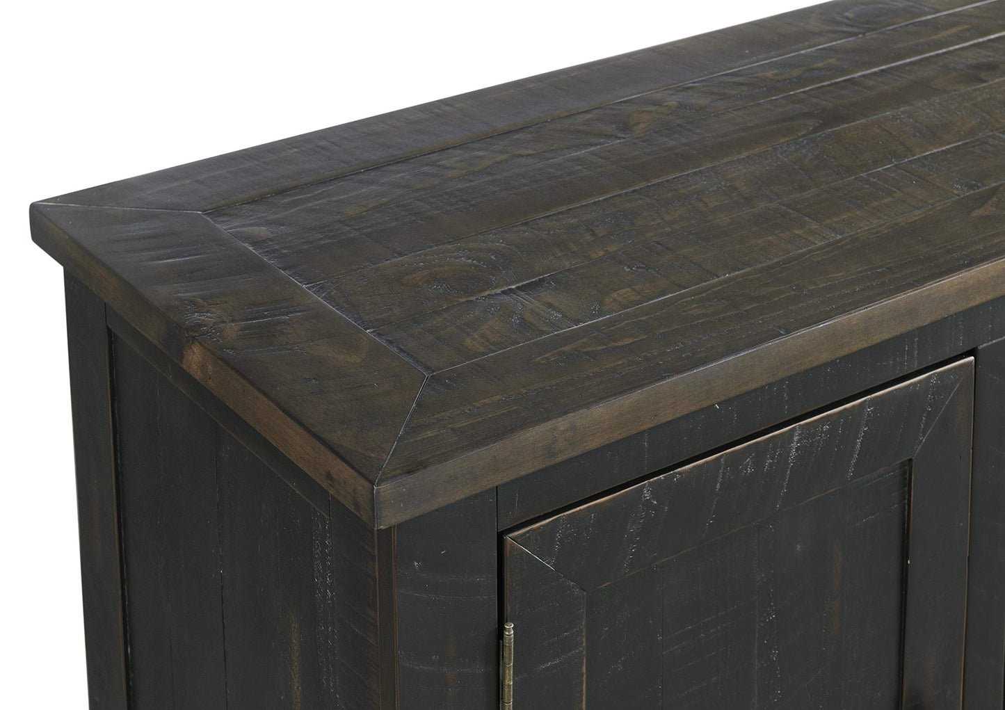 Martin Svensson Home Monterey TV Stand, Black with Brown Top