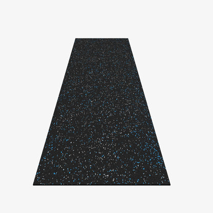 IncStores 1/4" Tough Rubber Roll (4' x 10') - Excellent Gym Floor mats for Medium/Large Equipment and Light/Moderate Free Weights (5 Mats - 4'x10' Blue/Grey)