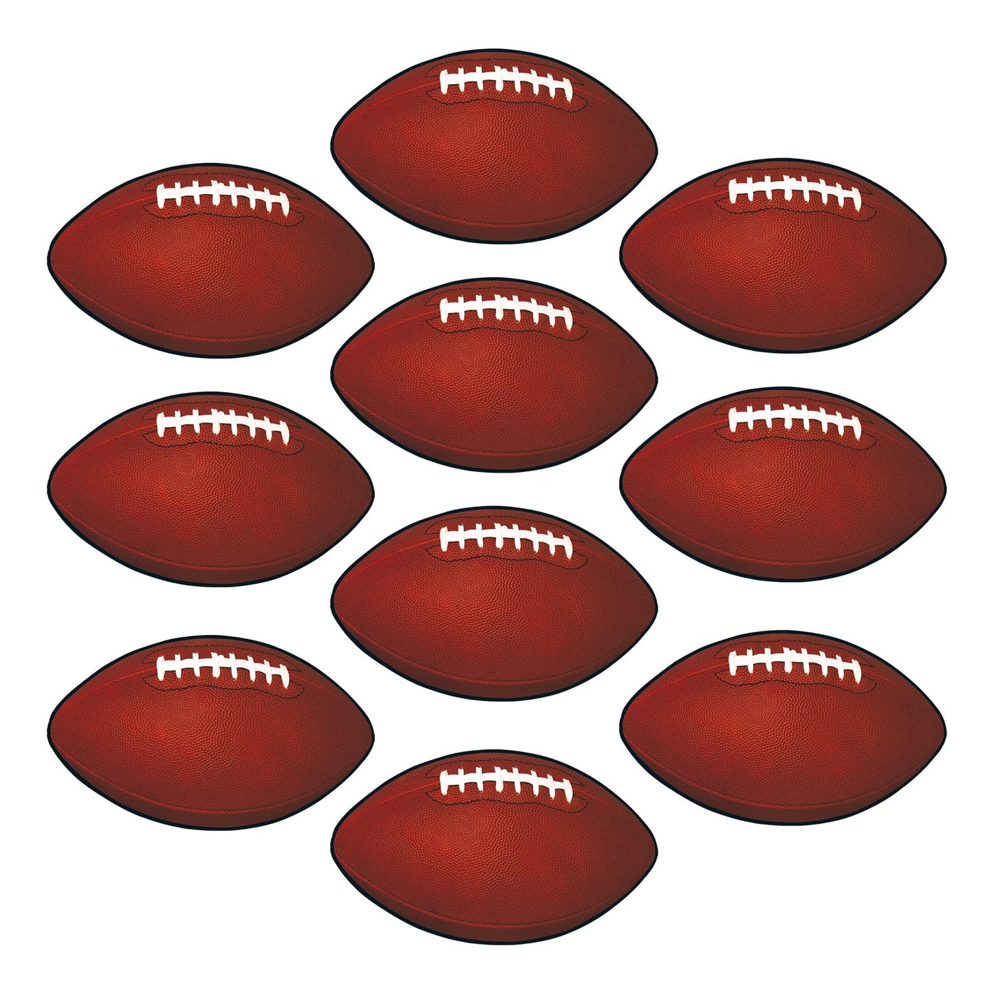 Beistle Cutouts Party Decorations, Brown/White/Black