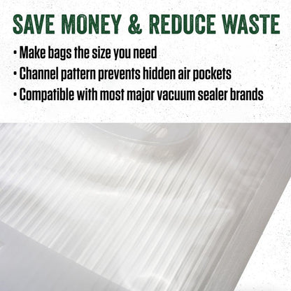 LEM MaxVac Vacuum Bag Roll - 2 11" x 16' Rolls