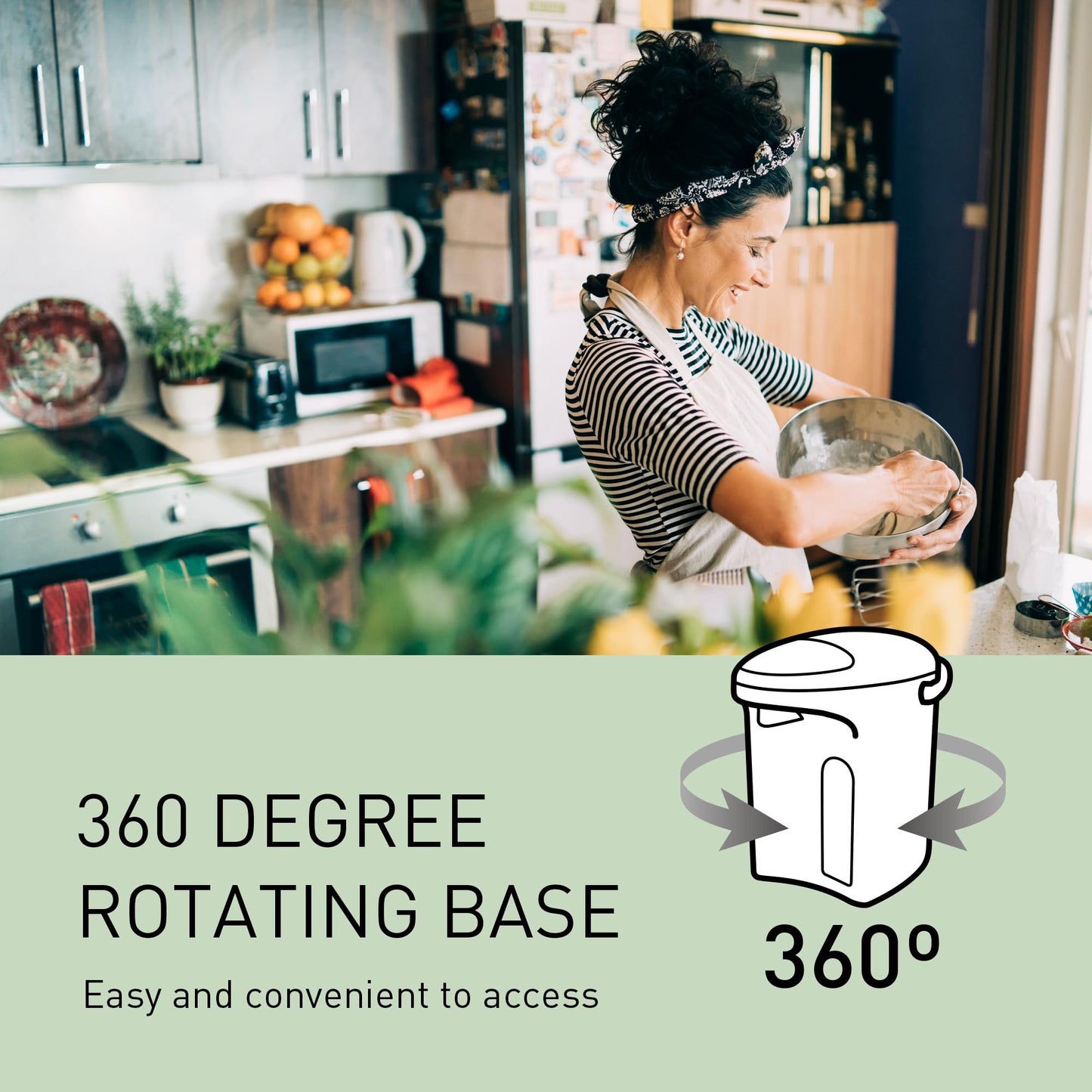 Panasonic 3L Water Boiler Electric Hot Water Dispenser Countertop w/Slow-Drip Mode for Coffee & Tea, 4 Temp Presets, Charcoal‑Purified Stainless, Auto Shut‑Off, Timer & Safety Lock - NC-EG3000