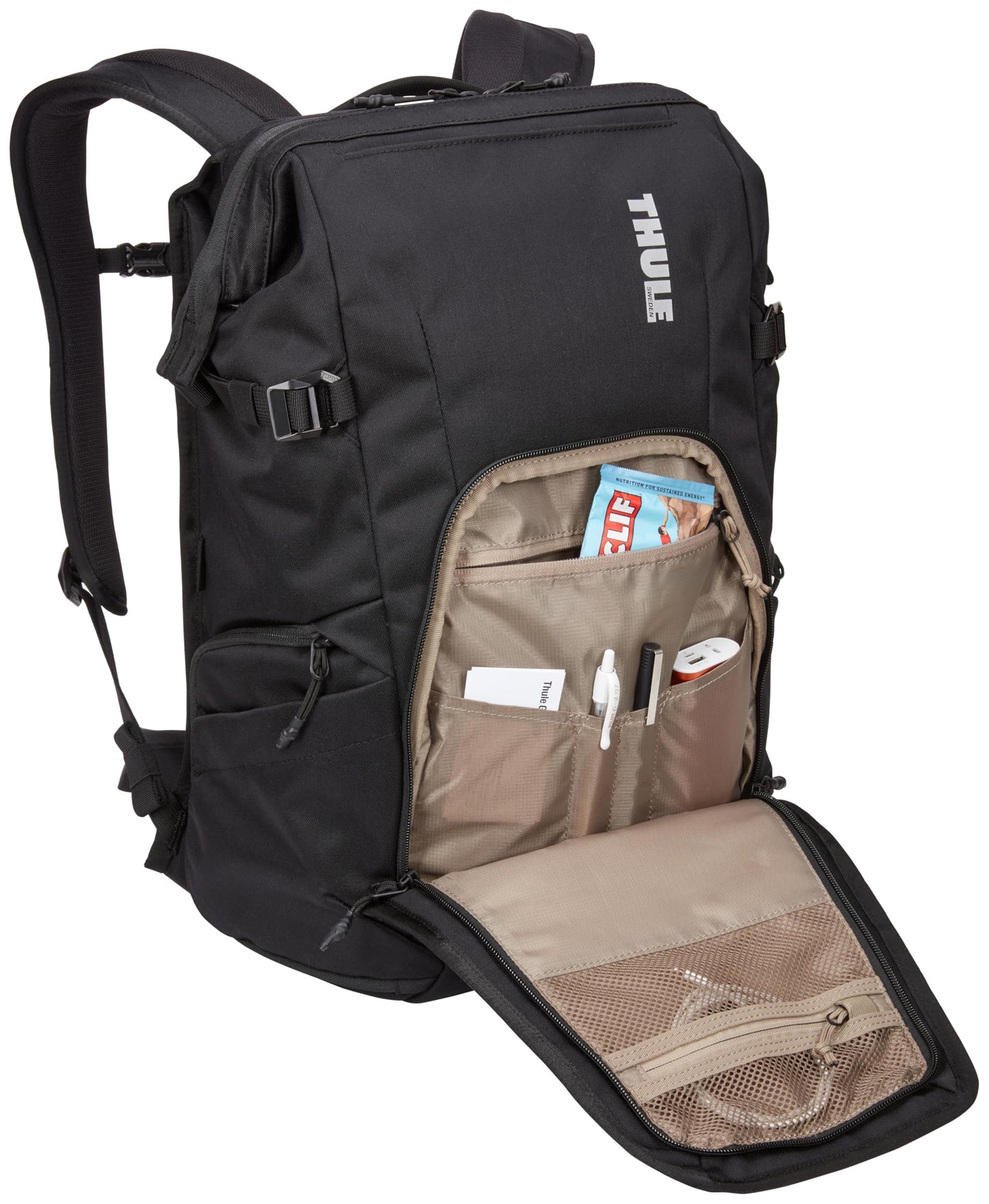 Thule Covert Camera Backpack 24L, Modular Internal Organization, Fits 14" Laptop & 11" Tablet, Includes Padded Shoulder Bag