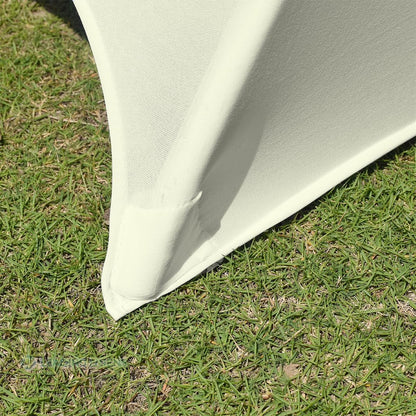 1 Spandex Folding Chair Covers with Arched Front Design - Durable and Stylish Slipcovers for Wedding Receptions
