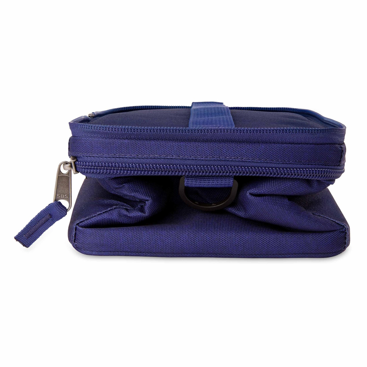 PackIt MOD 3-IN-1 Lunch Box, True Blue, Triple Function System, Insulated and Freezable with EcoFreeze Technology, Removable Crossbody Strap, Top Handle, Designed for Fresh Office or Work Lunches