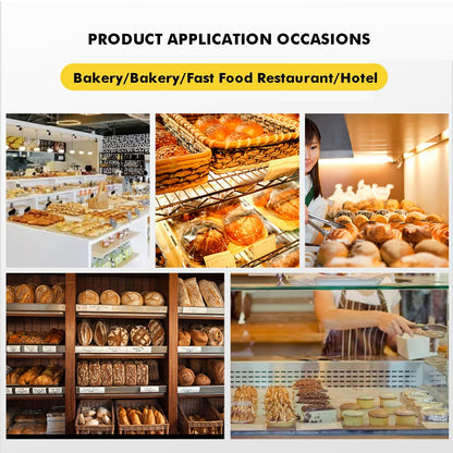 uhyOHF 12-Tier Bakery Rack - Rolling Speed Cart for Cooling & Drying Food Trays, Fits Half/Full Sheet Pans, Heavy-Duty Kitchen,