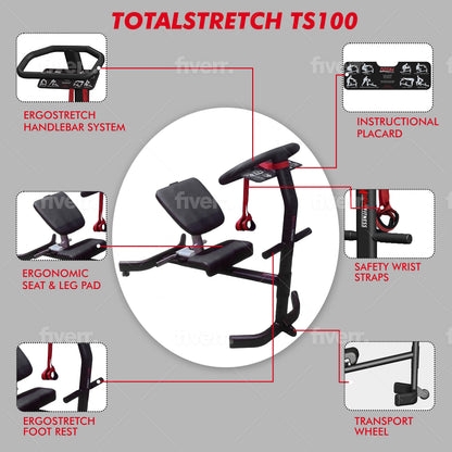 Motive Fitness TotalStretch TS100 Commercial Back & Body Stretching Machine