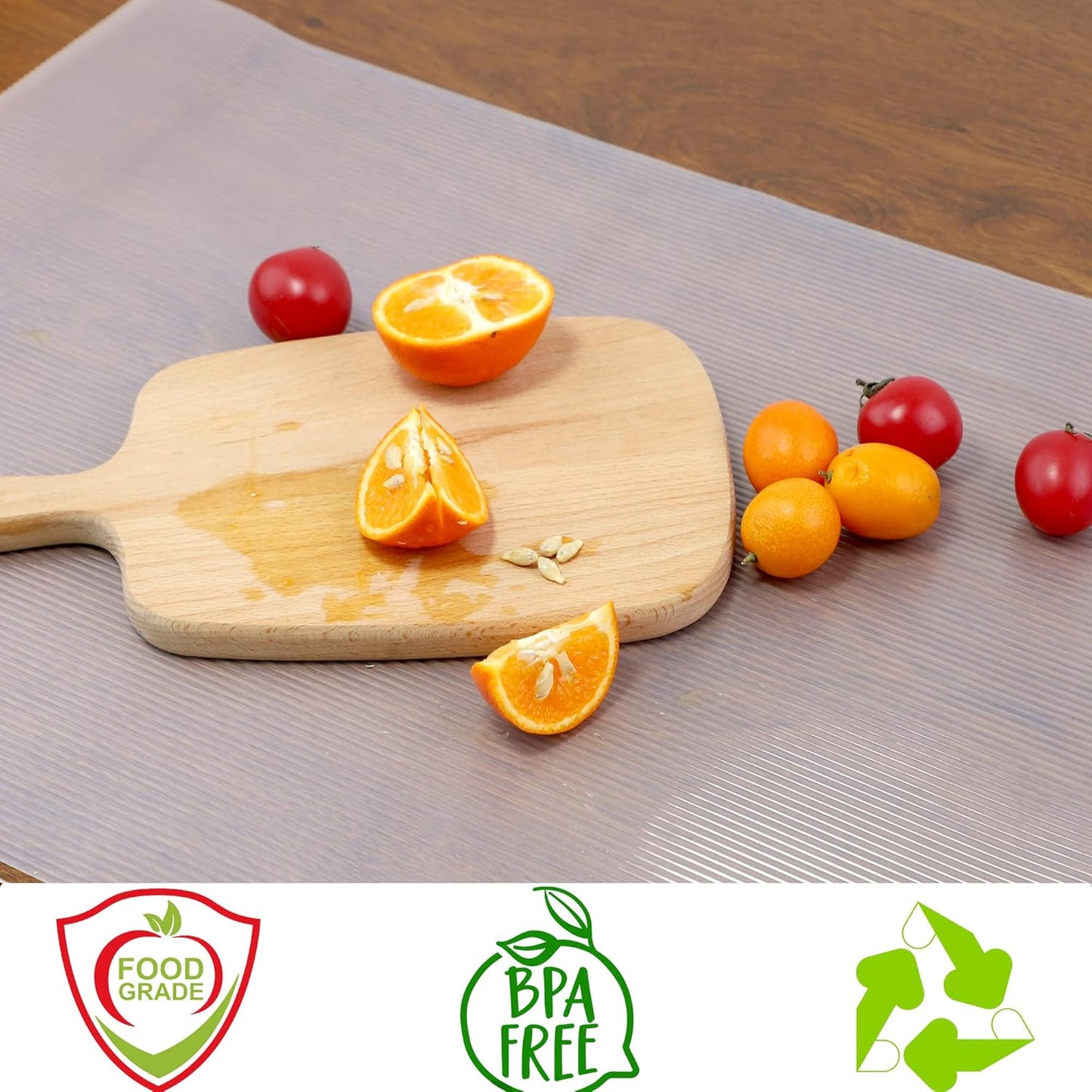 Shelf Liners for Kitchen Cabinets, 10 Inch Wide X 20 Ft Non Adhesive Waterproof Liners for Kitchen & Bathroom