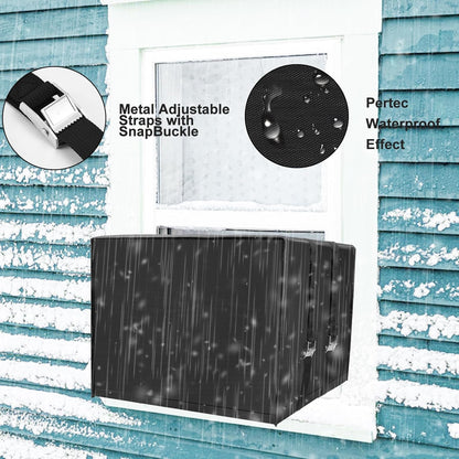 Insulated Air Conditioner Cover for Window Units, 3 Layers Waterproof Insulation for Outdoor AC Protection