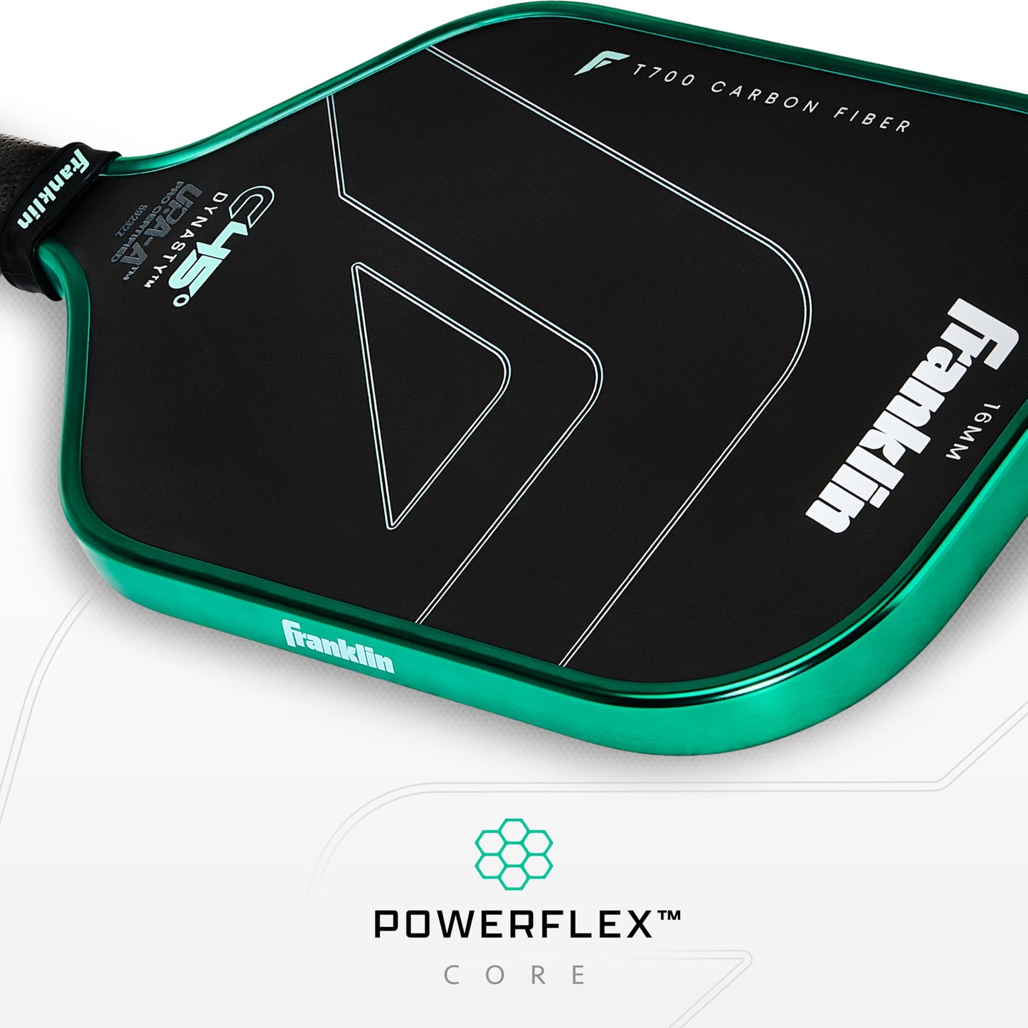 Franklin Sports PRO Pickleball Paddles – C45 Carbon Fiber Series - Official USAP + UPA Approved – Pro Player Design, DYNASTY 16MM MINT