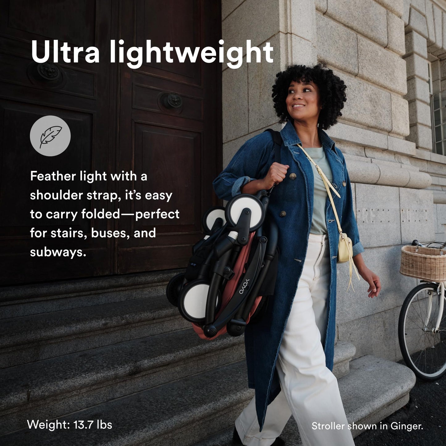Stokke YOYO3 Stroller from 6 Months - Includes Black Frame/Olive Seat Cushion + Canopy - Folds in & Out in a Flash - Light & Compact - Carry-On Compatible