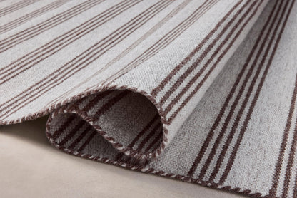 Loloi Magnolia Home by Joanna Gaines Charlie Collection CHE-01 Silver/Bark 2'-3" x 3'-9" Indoor/Outdoor Accent Rug