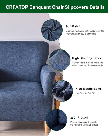 1-Piece Sofa,A16 CRFATOP Stretch Mid Century Modern Armchair Slipcover Accent Chair Covers with Arms Soft Chair