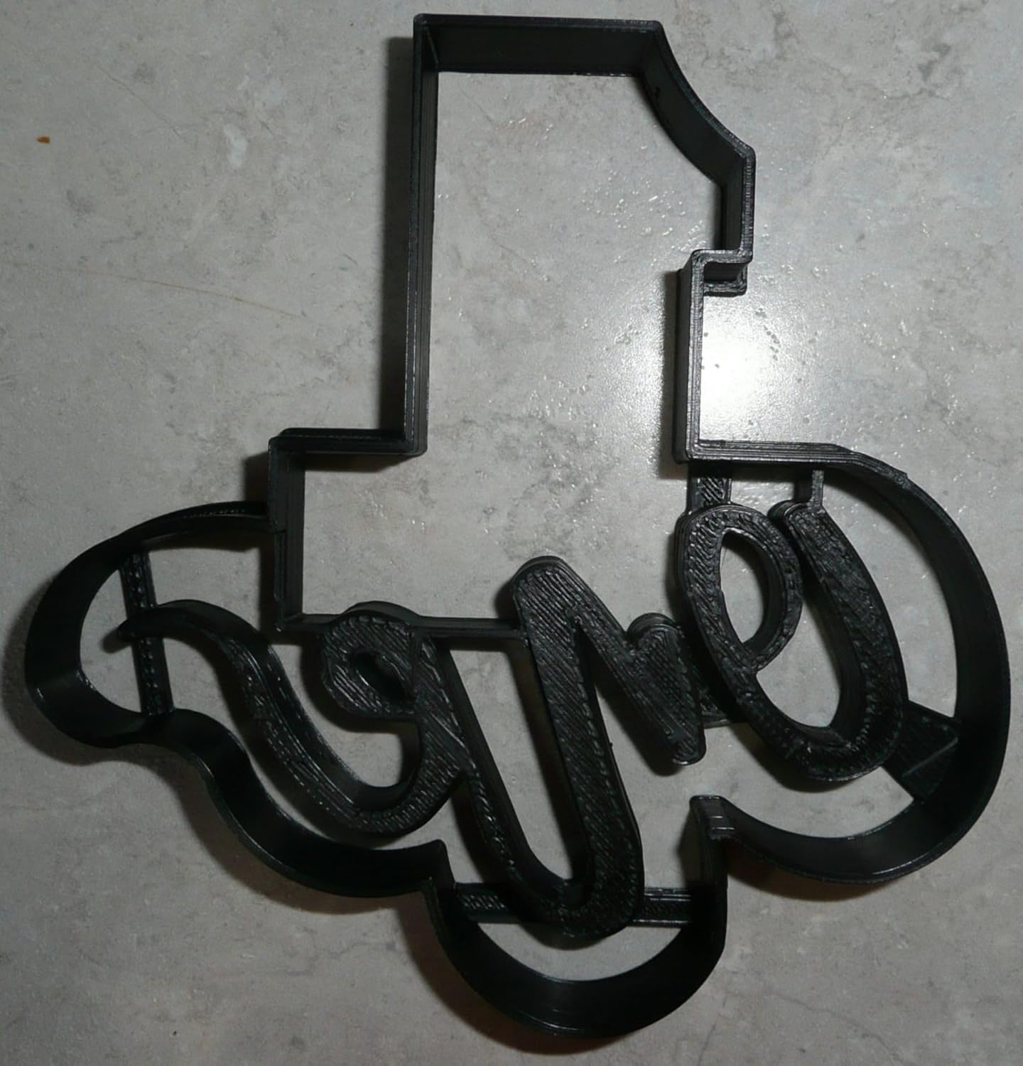 NUMBER ONE 1 BIRTHDAY ANNIVERSARY PARTY COOKIE CUTTER, MADE IN USA, PR2402