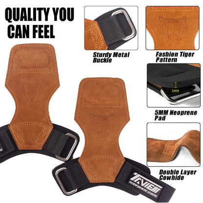Wrist Straps for Weightlifting for Maximum Grip Support - Lifting Deadlift Strap & Weight Lifting Grips Gloves for Working Out Pull Up Deadlifting & Shrugs