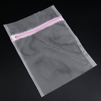 Asixx Washing Bag - Zipped Lingerie Laundry Mesh Bag for Socks, Bra, Underwear (40 x 50cm #1)