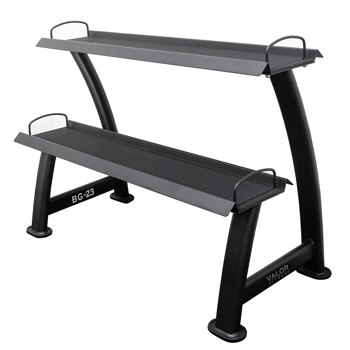 Valor Fitness 2-Tier Kettlebell Storage Rack – Heavy Duty Weight Holder, Organize Gym Equipment, 600 lb Max Weight Capacity for Dumbbells, Kettlebells & Fitness Gear Sports Equipment Organizer