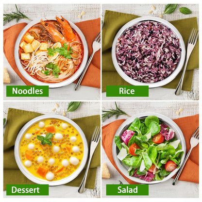 Okllen 10 Pack Small Stainless Steel Bowls, 6 1/2 Inch Wide Kitchen Metal Bowl with Flat Base, 3/4 Quart Prep Bowls for Meal Prep, Cooking, Serving, Baking