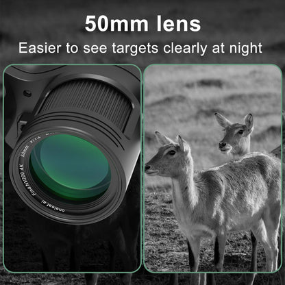 oneleaf.ai Find NV200 LRF 50mm 4K Digital Day/Night Vision Binoculars with Laser Rangefinder