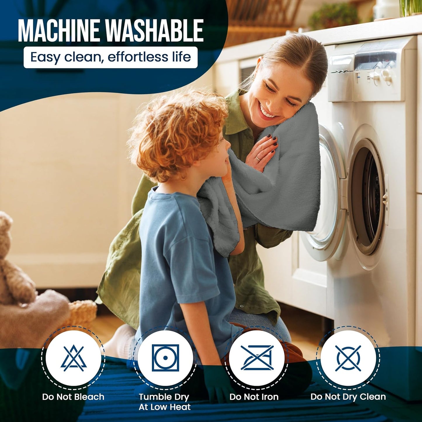 Utopia Bedding Twin XL Mattress Protector - Waterproof Terry Cover with Deep Pockets | Soft & Breathable Gray