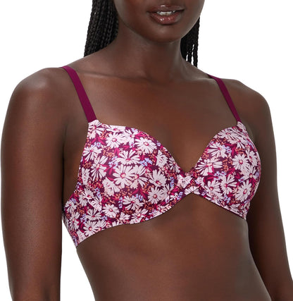 Maidenform Underwire, One Fab Fit Demi T-Shirt, Convertible Bras for Women