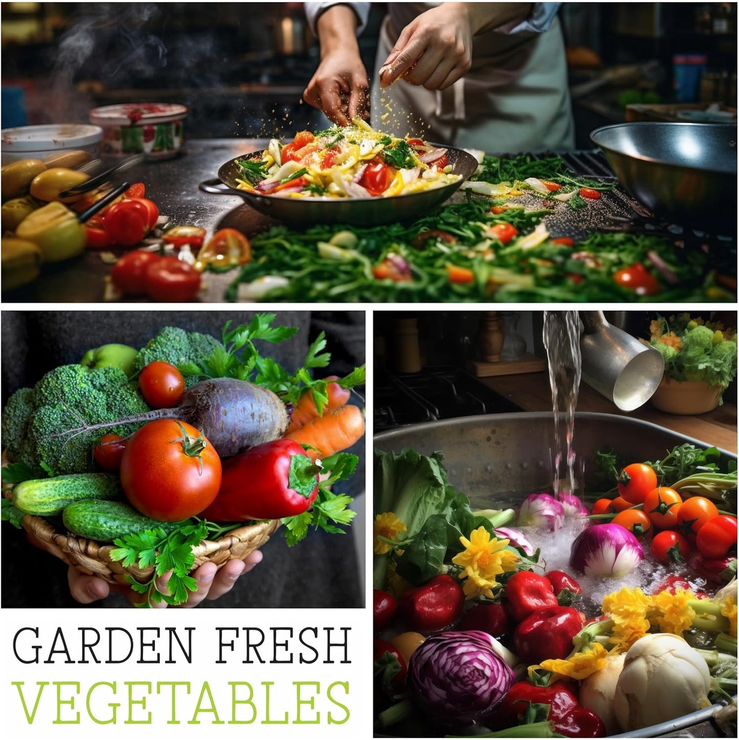 250 (5 Packs) Seed Needs, Giant Noble Spinach Seeds - Heirloom Seeds for Planting Spinacia oleracea - Make Your Own