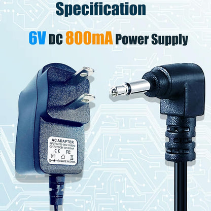 DC AC Power Adapter for Mr Heater MH18B Big Buddy & Tough Buddy Heater, 6 Volt US Compatible