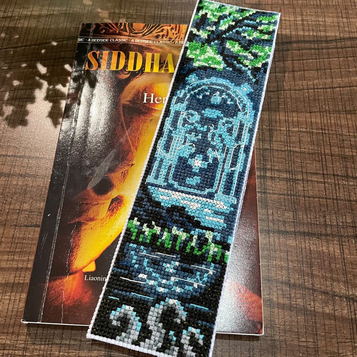 ZuoAnLF 5 PCS Cross Stitch Bookmark Kits,DIY Bookmarks Cross Stitch Kits,Stamped Embroidery Bookmarks for Adults Beginners,14CT