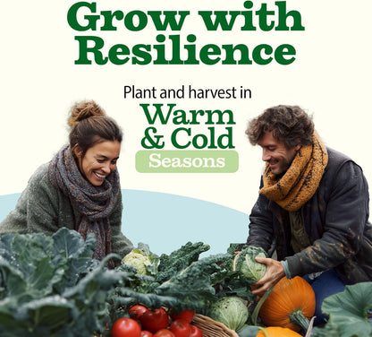 55 Pack 28,000+ HOME GROWN Vegetable Seeds Non-GMO Heirloom Seeds for Planting Vegetables, Survival Seed Vault, Garden