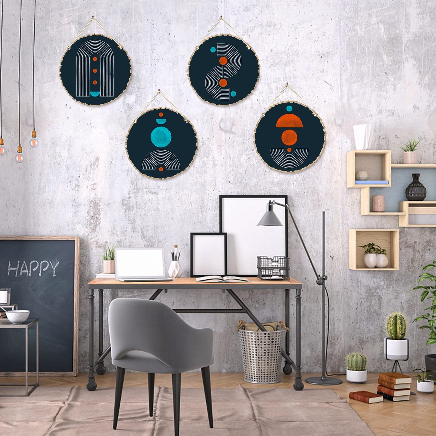 Prsildan 4 Pcs Large Natural Wood Slices, 11-12.5 Inches Unfinished Wood Centerpieces for Tables, DIY Round Rustic Wooden Circle Crafts for Wedding Table Décor