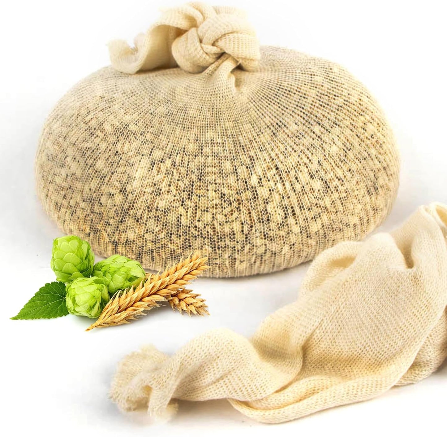 28 15 Pack Cotton Brew Bag Grain and Spice Beer Brewing Bags Muslin Bags Steeping Bags for Dry Hopping Grain Beer Wine
