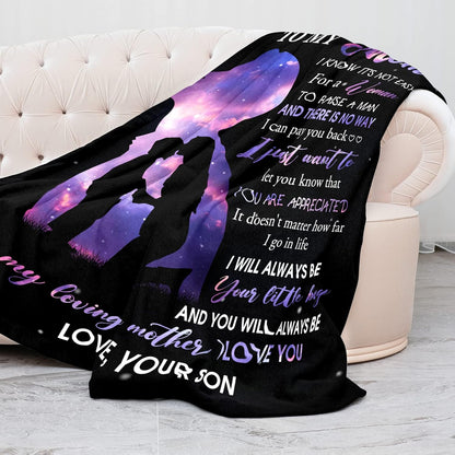 Givetoyou 60inx50in Gifts for Mom from Son, Mothers Day Birthday Gifts for Mom,Great Mother Gifts, Throw Blanket
