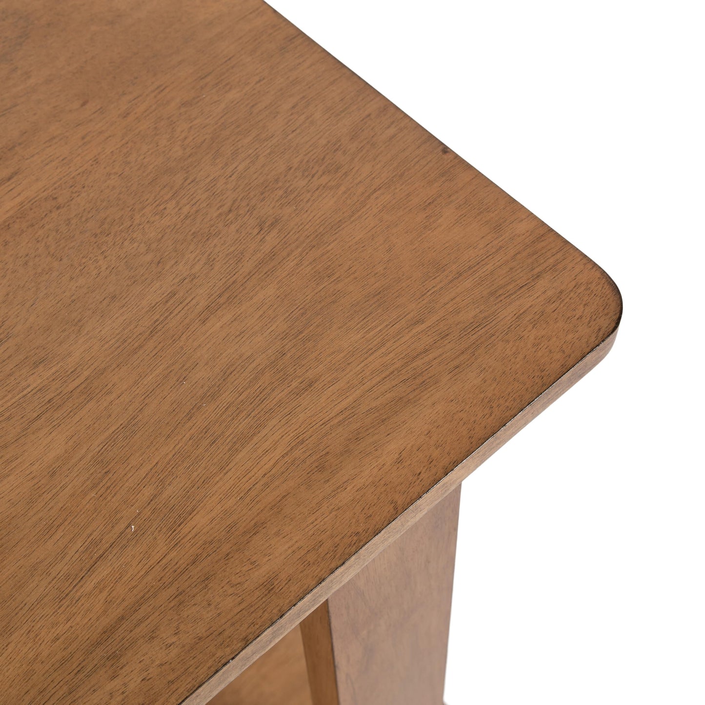 Kate and Laurel Foxford Tiered Rectangle Console Table, 42 x 14 x 30, Natural Brown, Transitional Two-Tier Wood Entryway Table with Storage for Use as Living Room Behind Couch Table
