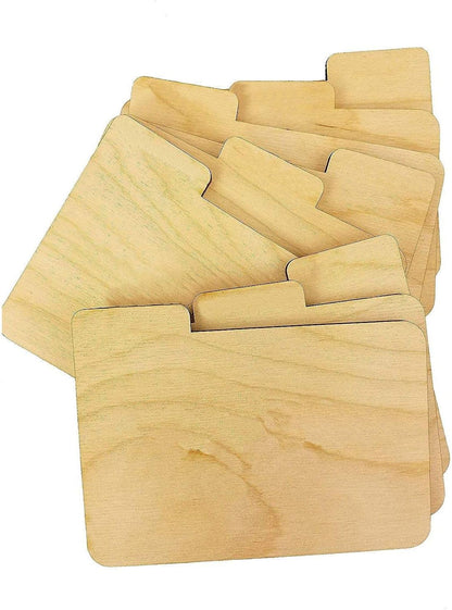Wood 4x6 Recipe Dividers (Set of 9) with Tabs - Handwrite Personalized Text for Recipe Dividers, Perfect Gift for Cooks