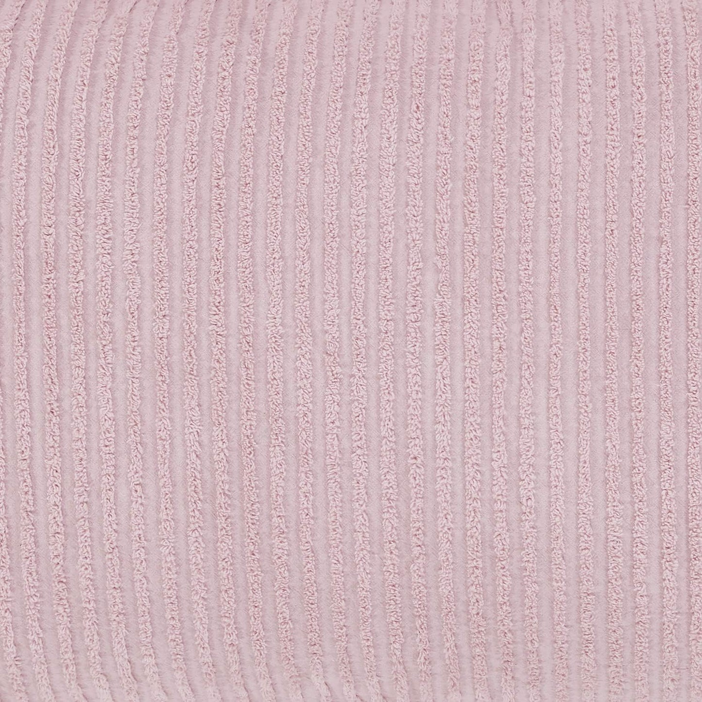 Better Trends Jullian Collection Standard Sham, 100% Cotton Tufted, Super Soft Lightweight, Pink Bold Stripes