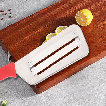 Cabbage Chopper Shredder, 2 Pack Cabbage Cutter Knife Kitchen Slicer Sauerkraut Cutter Coleslaw Grater, Sharp Stainless Steel Blades, Black & Red Handle