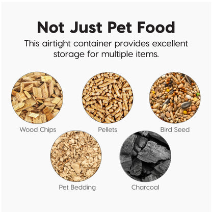 IRIS USA, Inc. Remington Airtight Pet Food Storage Container, 22-Pounds, Hunter Green