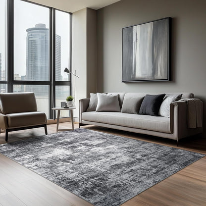 5x7 Abstract Area Rugs Washable Non-Slip Rug for Living Room Bedroom Soft Carpet Indoor Floor Non-Shedding Rugs