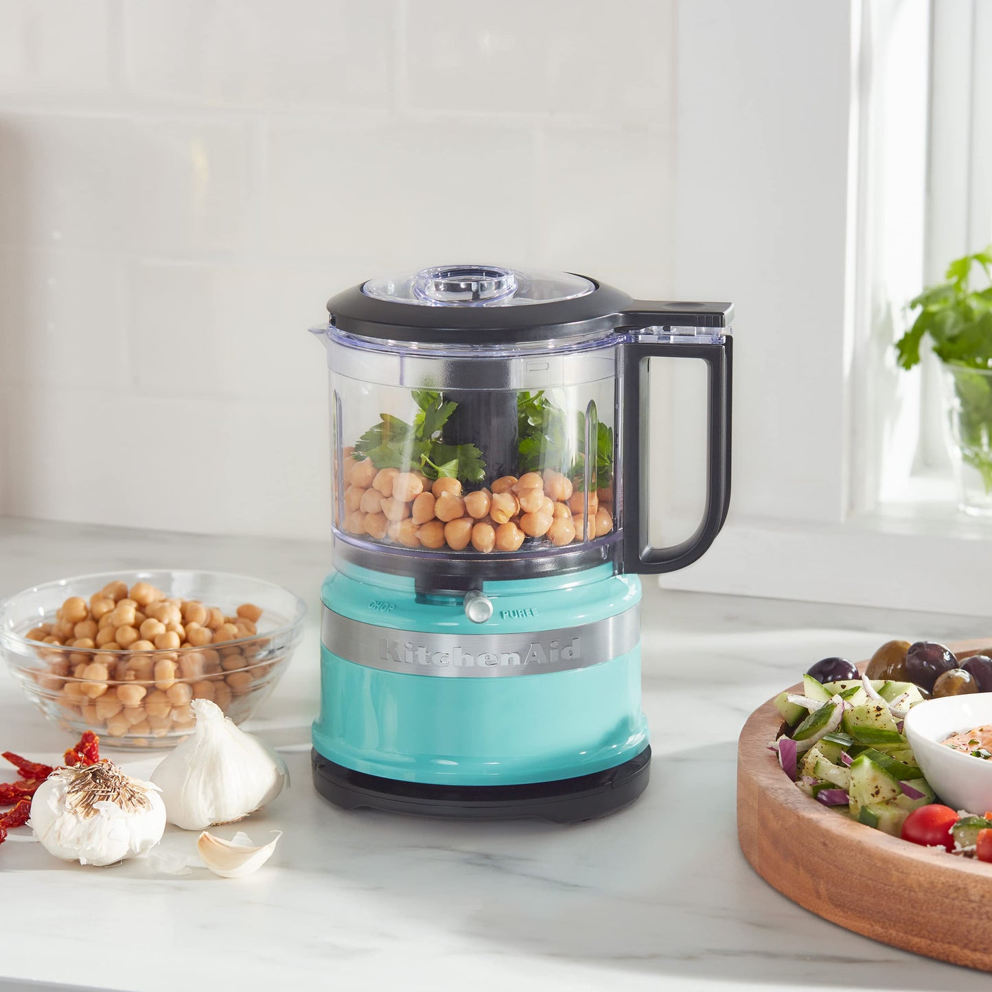 KitchenAid 3.5 Cup Food Chopper KFC3516CU, Contour Silver