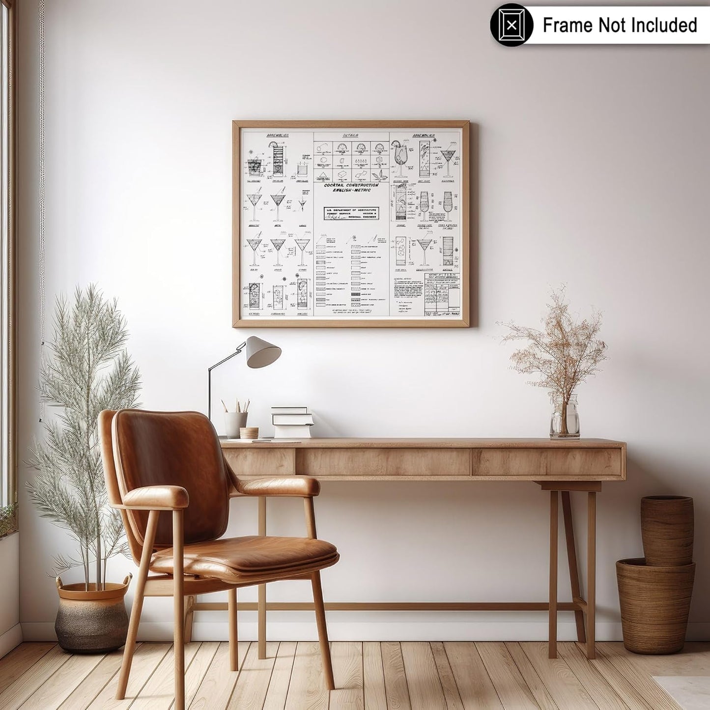 11x14 Poster Master Cocktail Construction Chart Poster - Retro Cocktail Print - Alcohol Art - Bar Cart Design