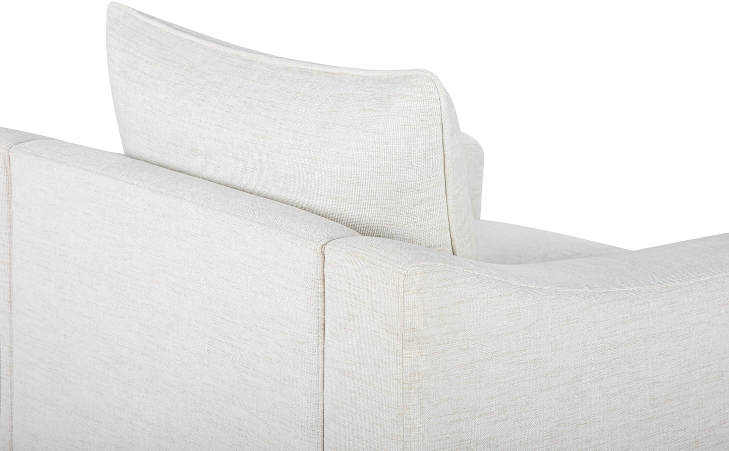Livabliss Sutterlin Modern Accent Chair, 32" H x 35" W x 34" D, Cream