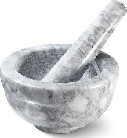Sagler Set Set, 2.5oz 3.75x2, Mortar and Pestle - Small Grinding Bowl Container for Guacamole, Spices, Salsa, Pesto