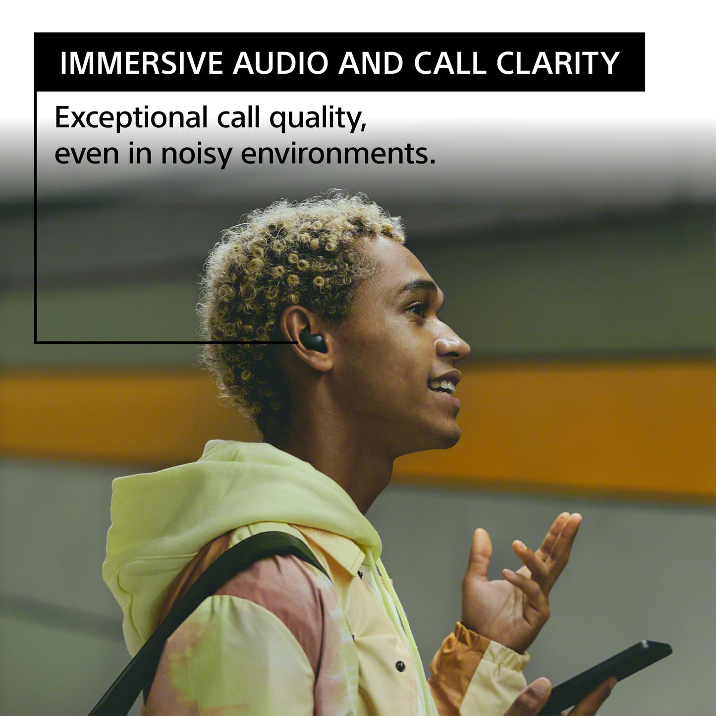 Sony LinkBuds Fit Truly Wireless Noise Canceling Earbud Headphones, Small & Light with Newly Developed Air Fitting Supporters, Black